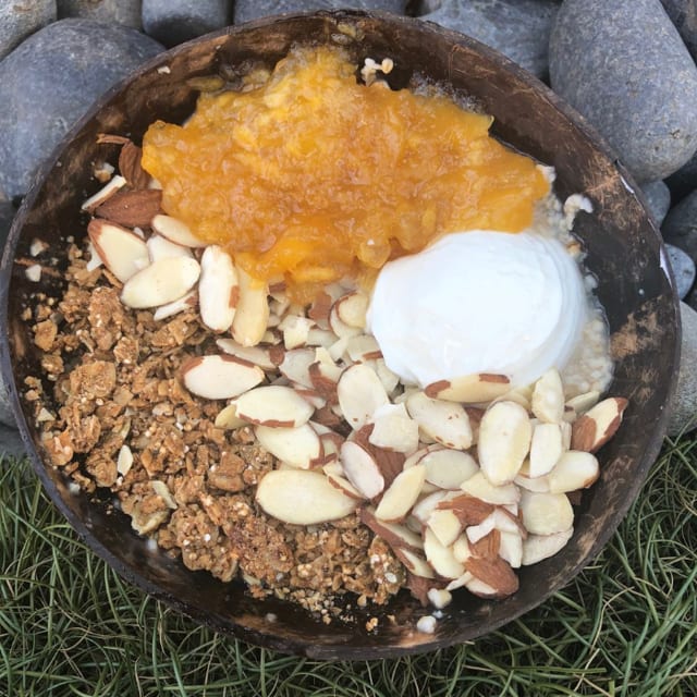Peachy Keen Oat Bowl.