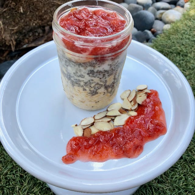 Strawberry Smash Oatmeal.